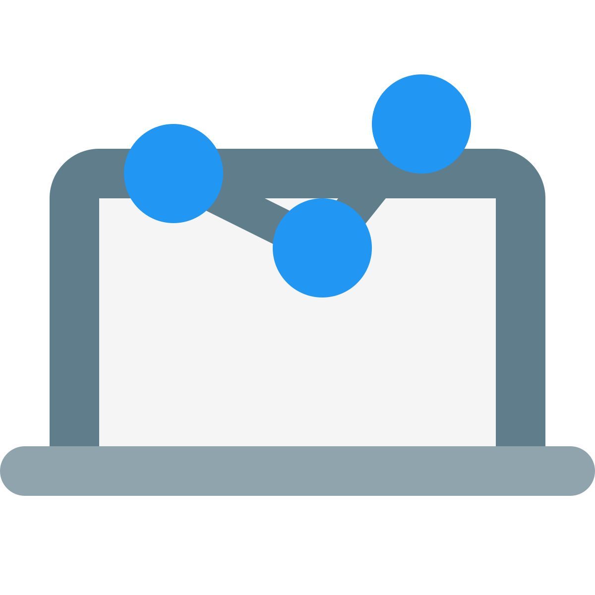 statistiques sur les ordinateurs portables icon