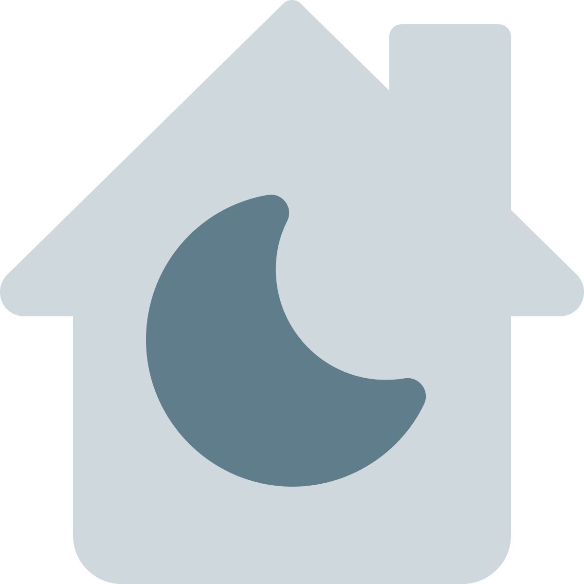 night mode home icon