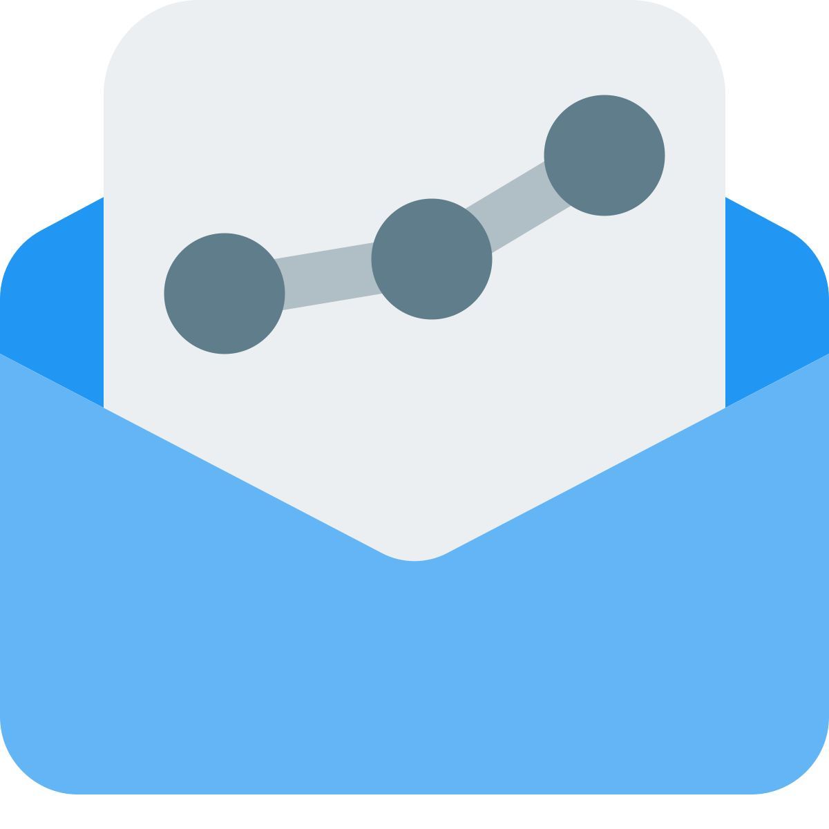 rapport par courrier icon