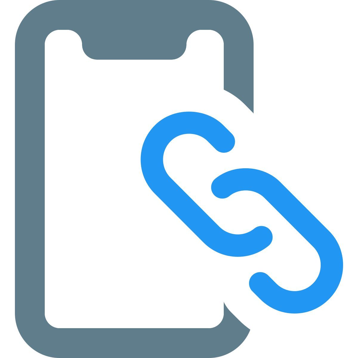 Collegamento mobile icon