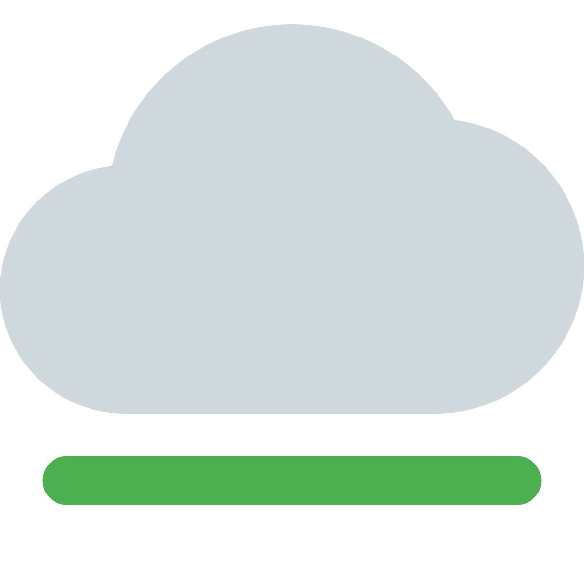 cloud loading bar icon