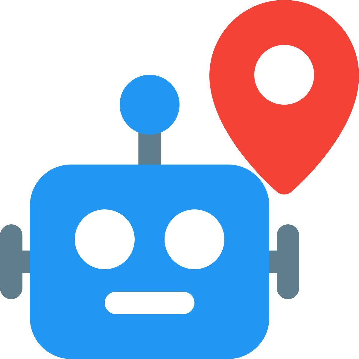 posizione del robot icon