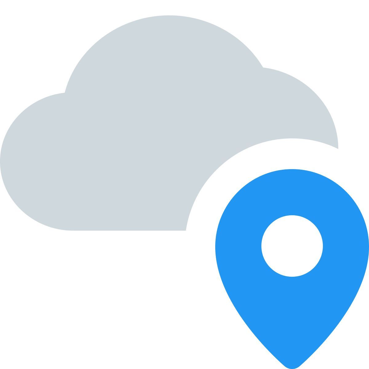 cloud location icon