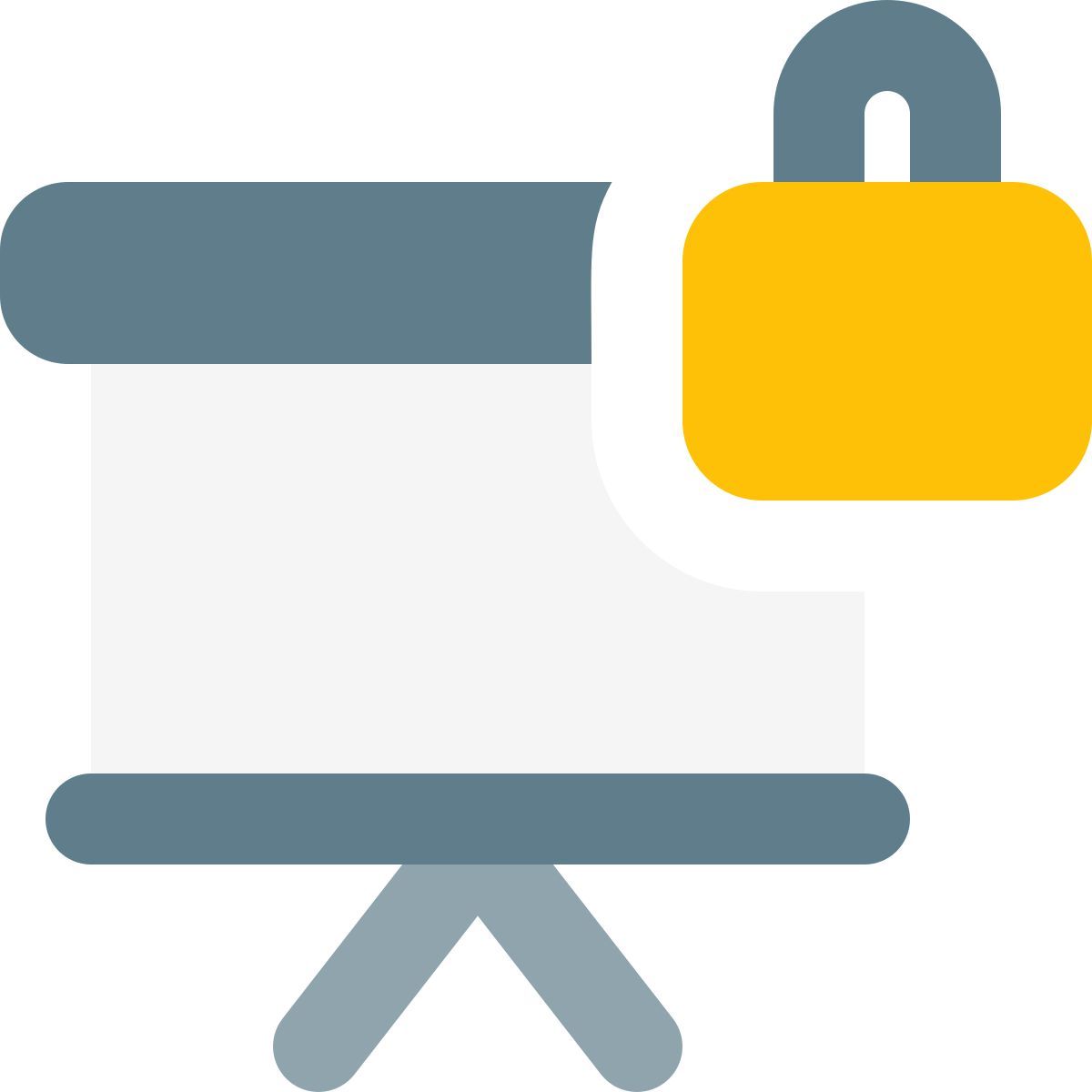 secure presentation icon