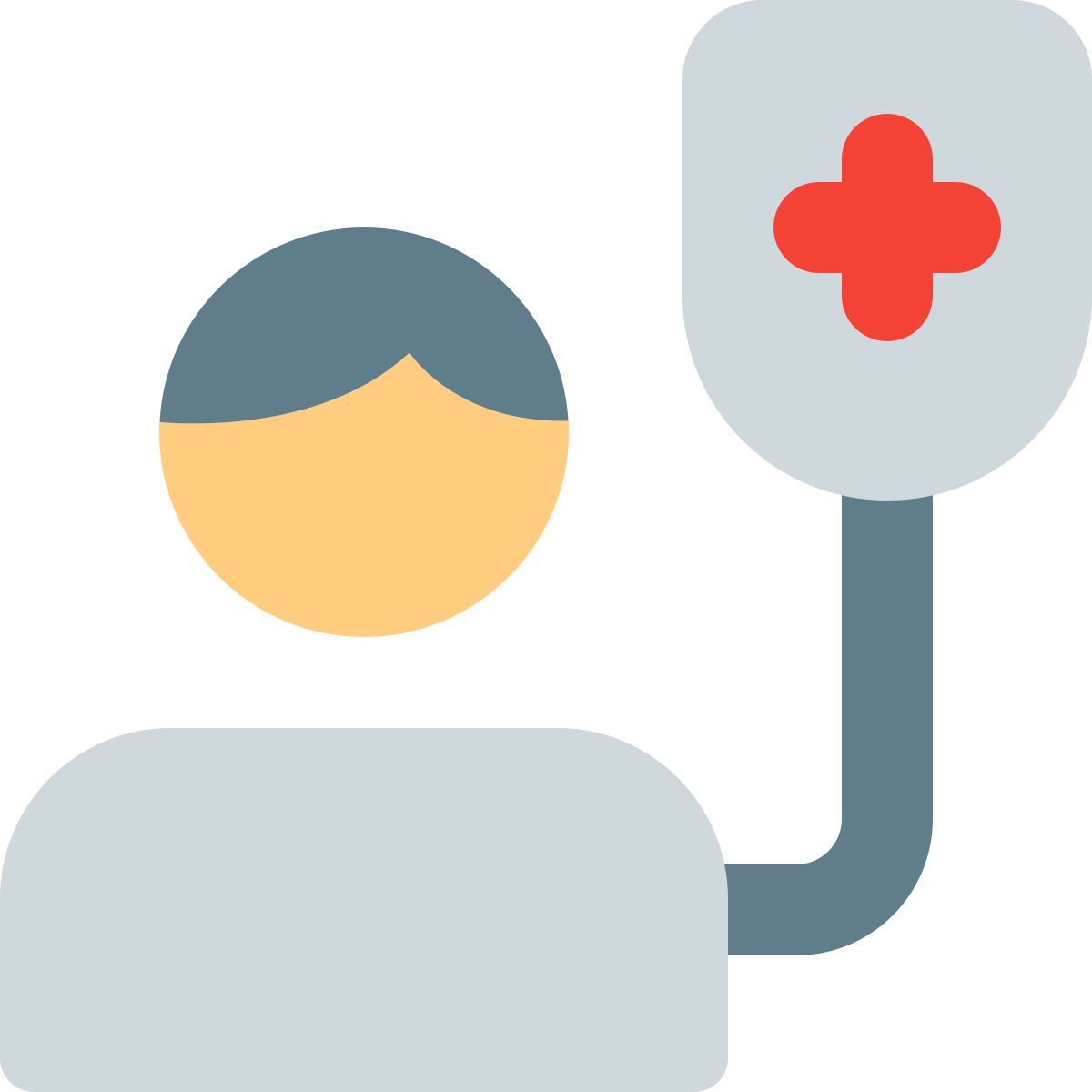 männlicher patient icon
