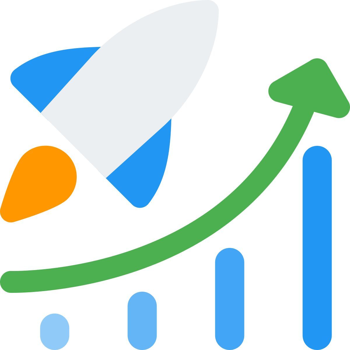 increase market sales icon