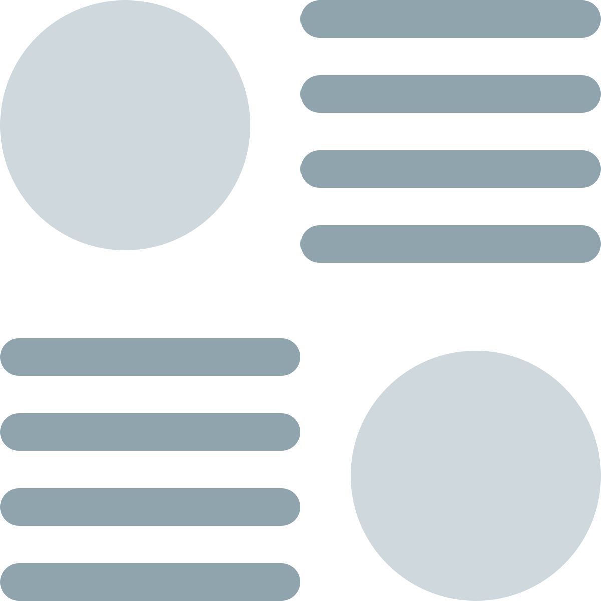 enroulement du texte icon