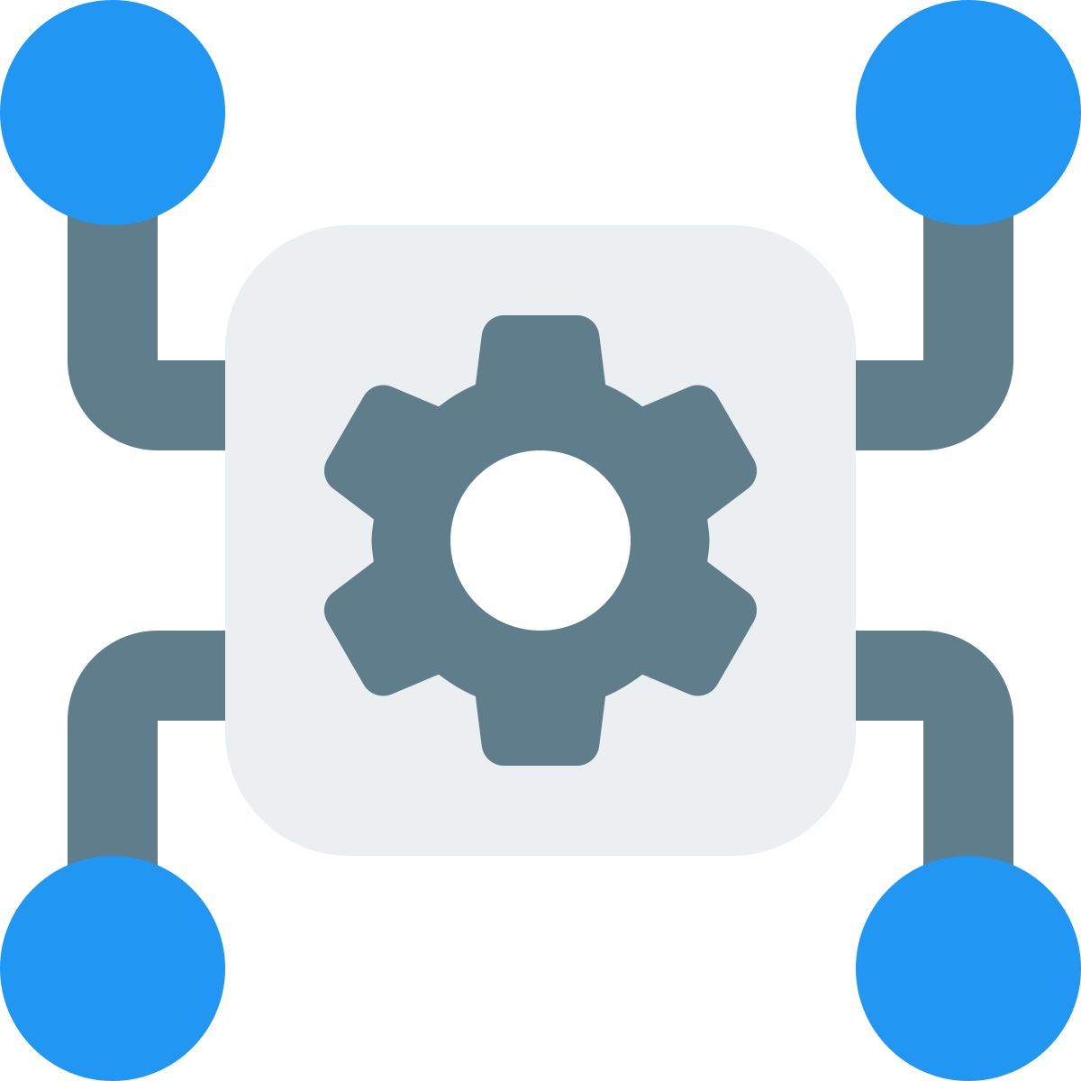 mikroprozessor konnektivität icon