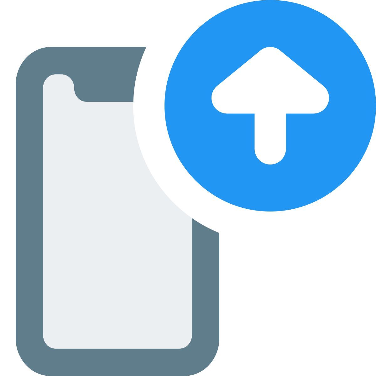 mobile data upload icon