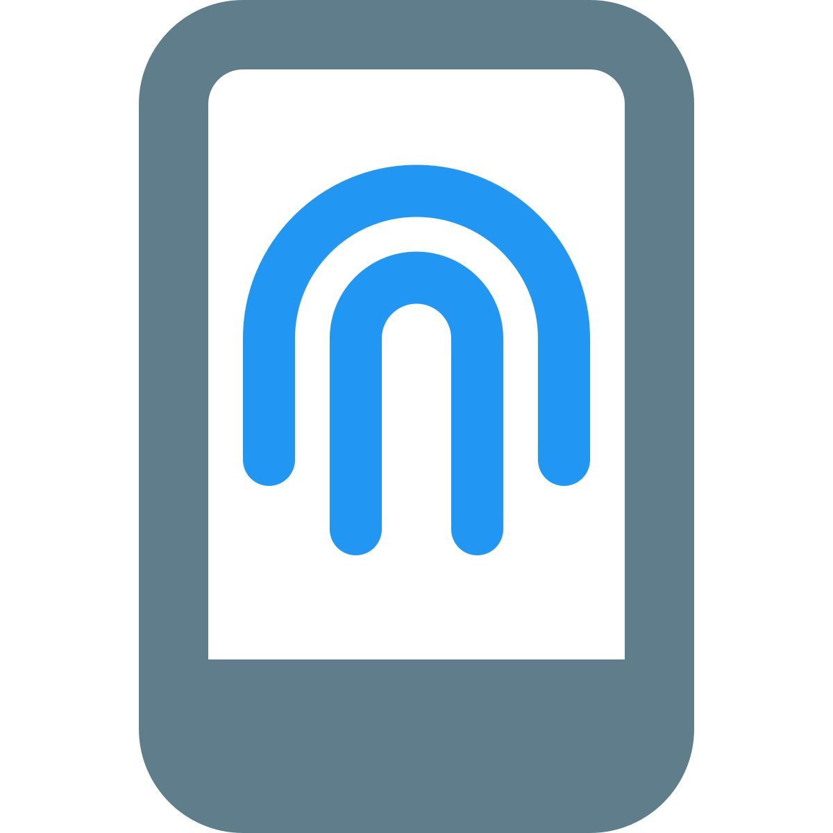 autenticación de huellas dactilares icon