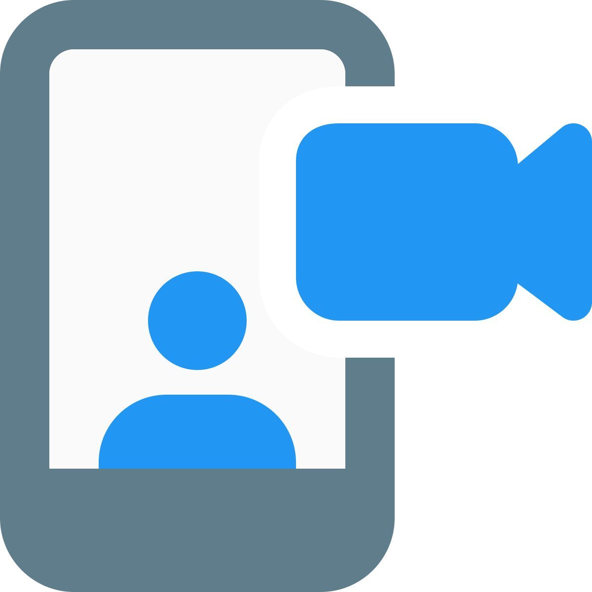 smartphone videoanruf icon