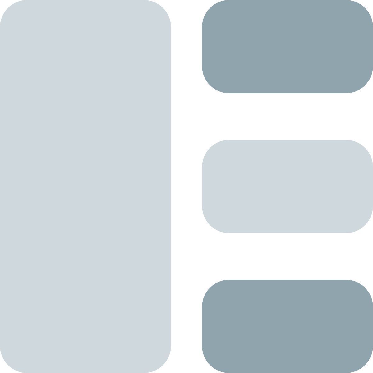 vertikales layout icon