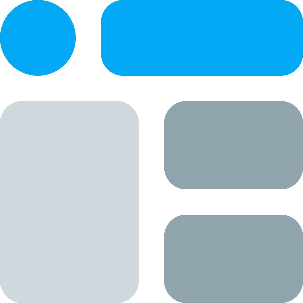 layout de conteúdo icon