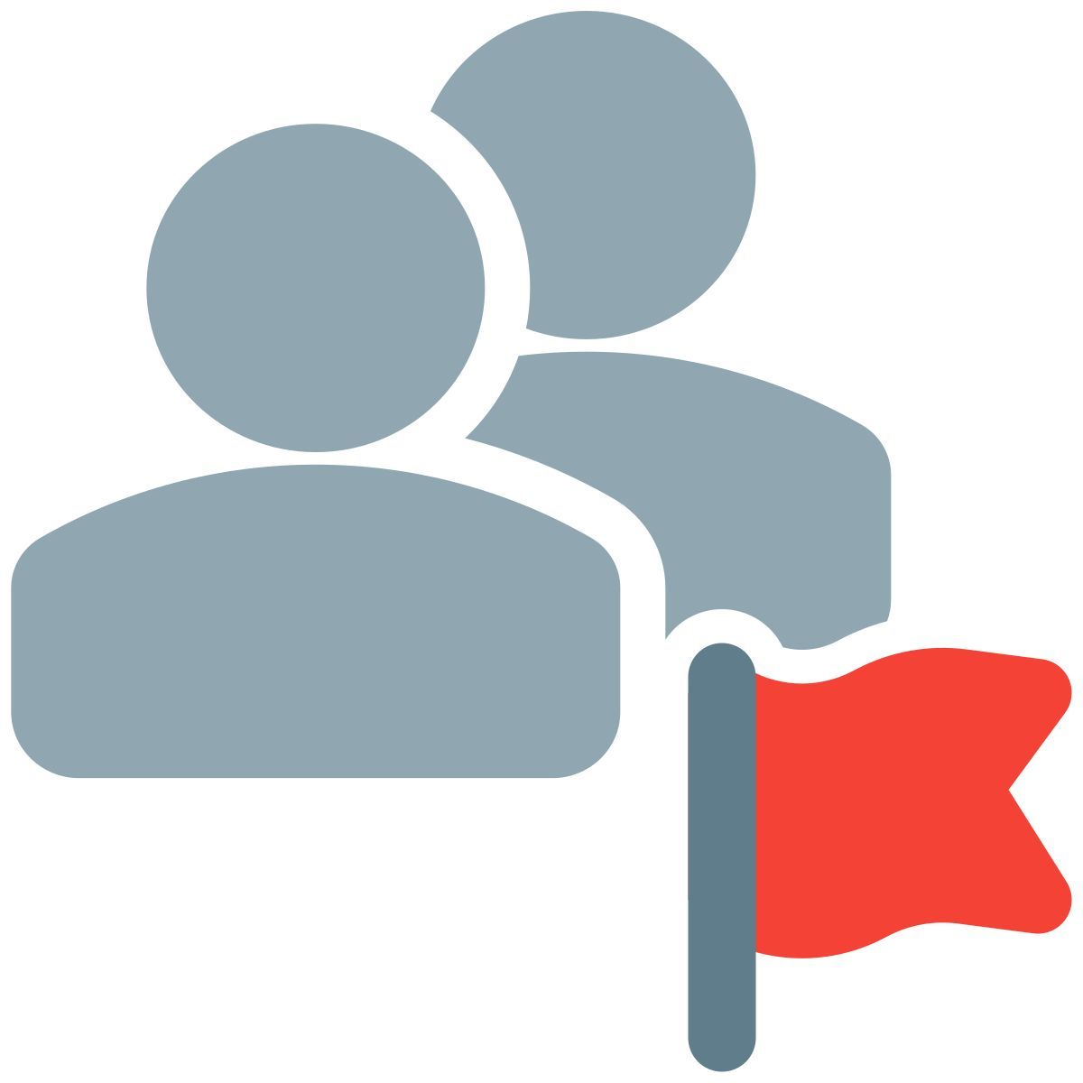 flagged users icon