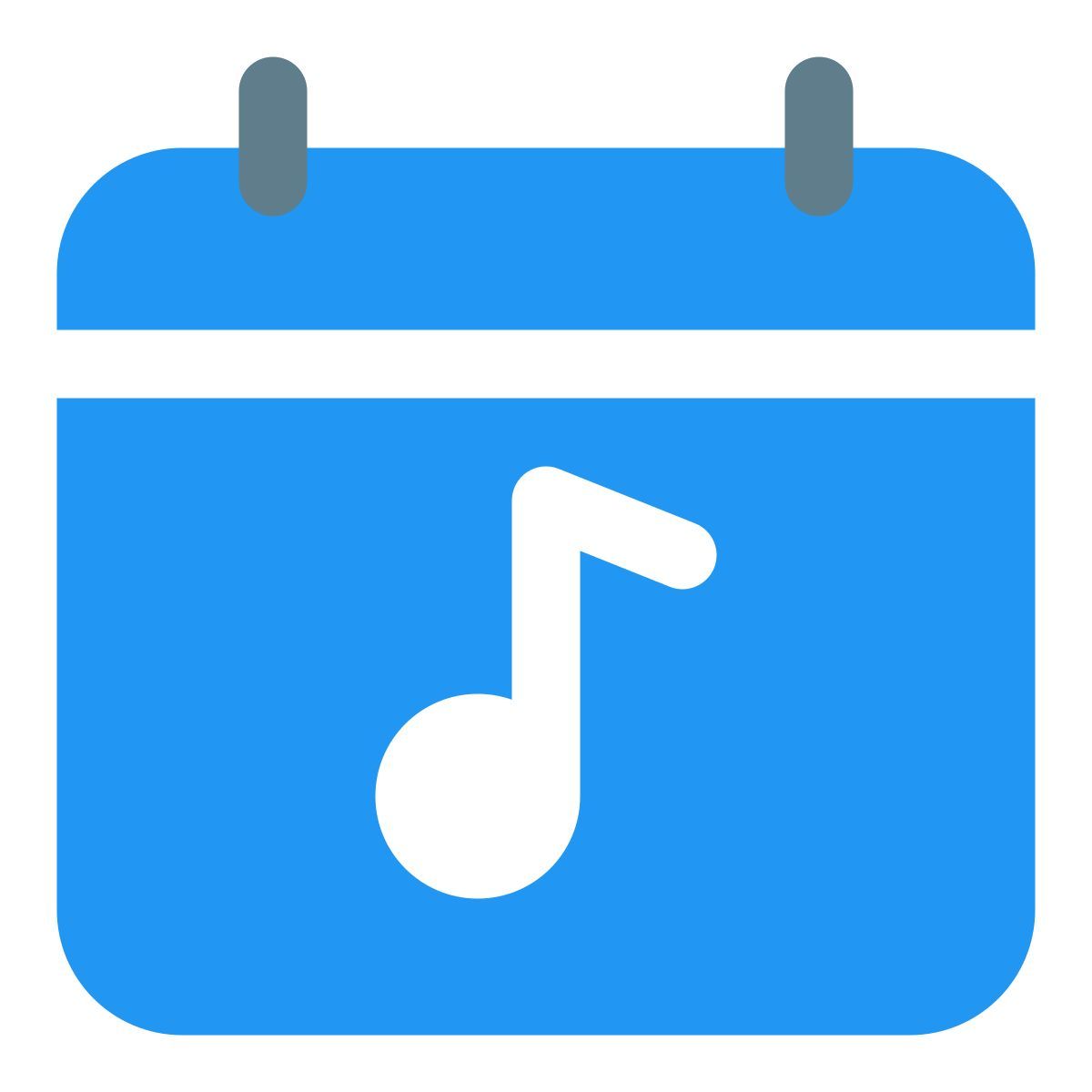 music calendar icon