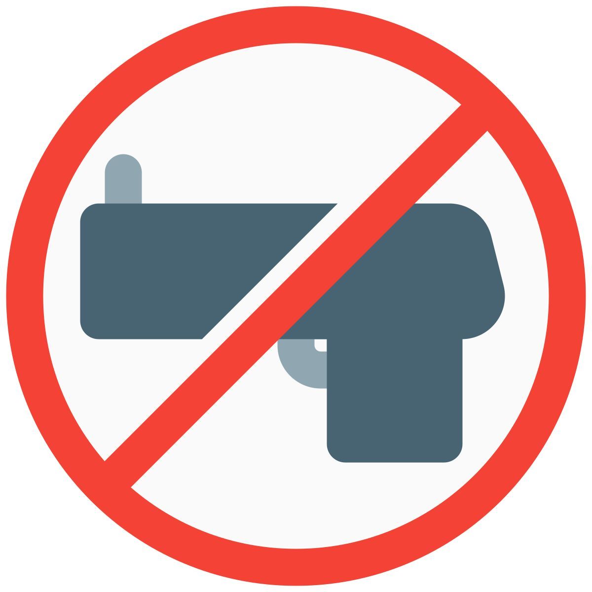 no weapons icon