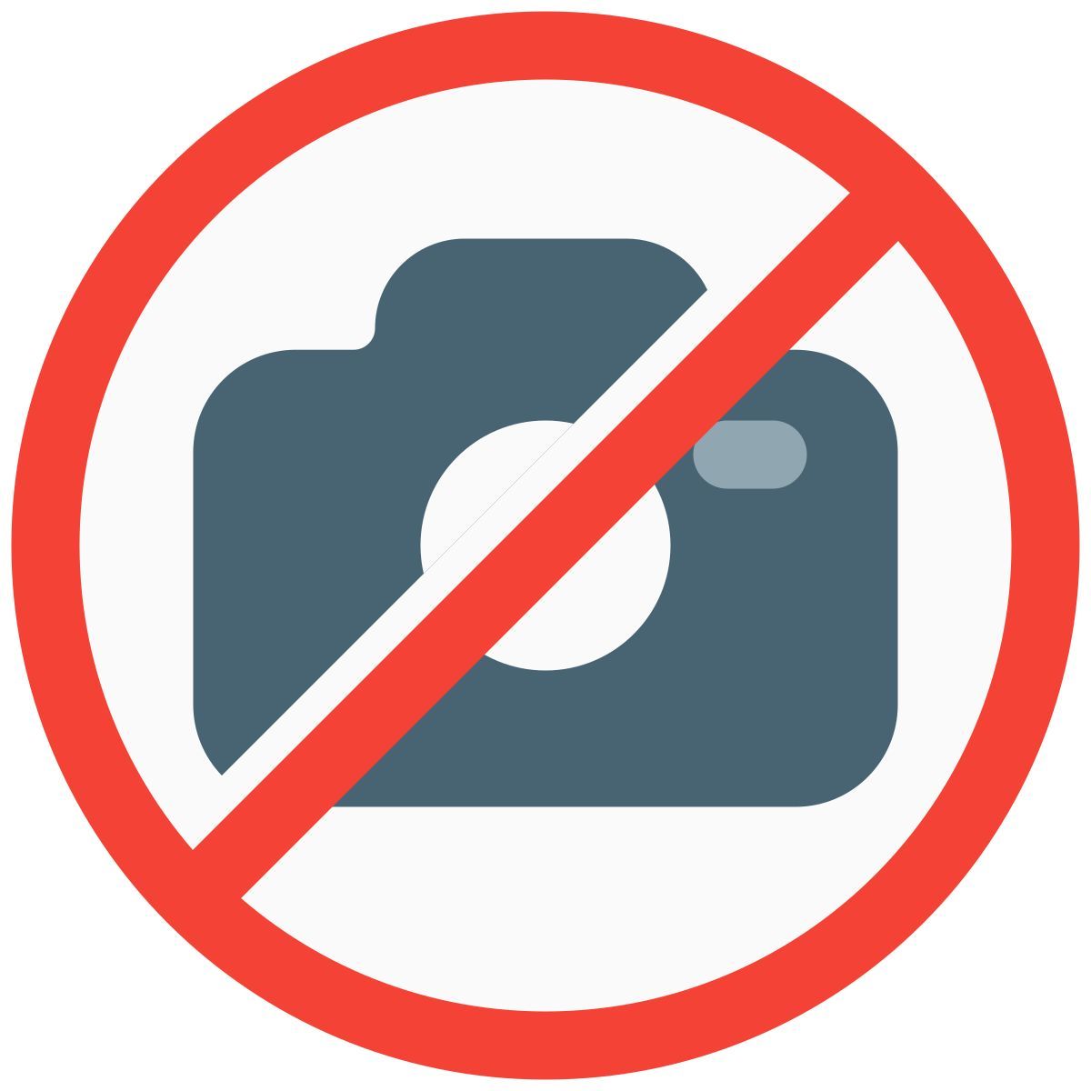 no photography icon