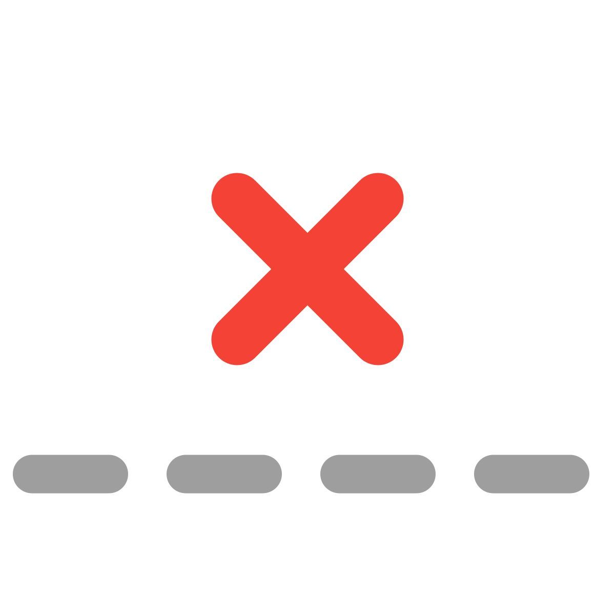 휴대폰 네트워크 수신 불가 상태 icon