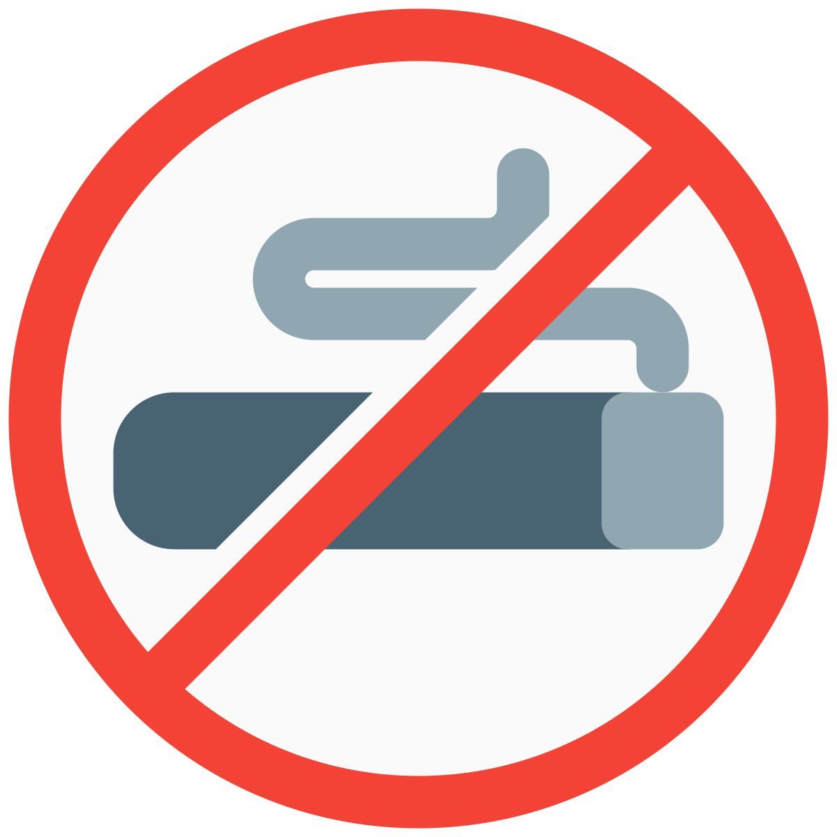 no smoking zone icon