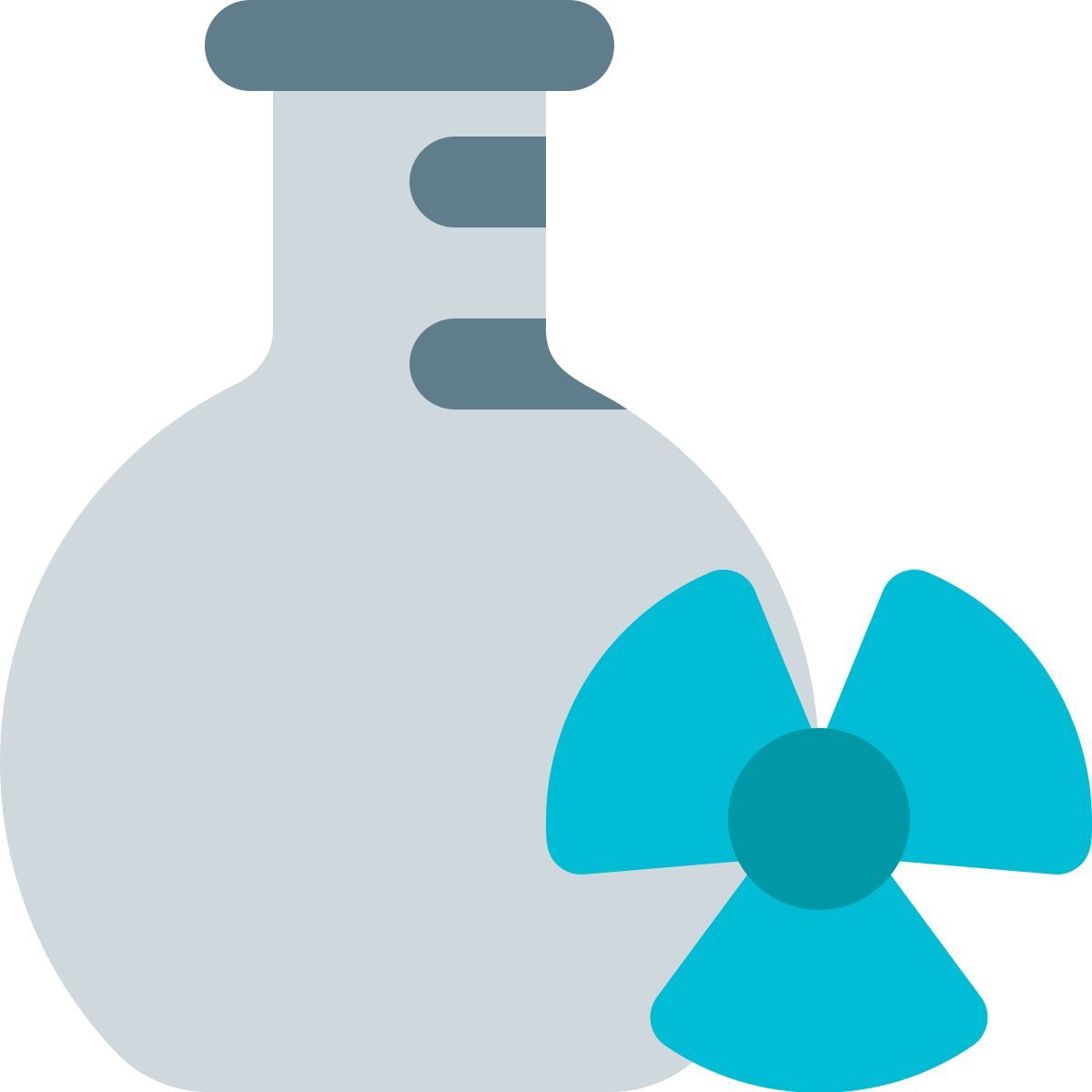 用烧瓶中的样品进行核计划研究 icon