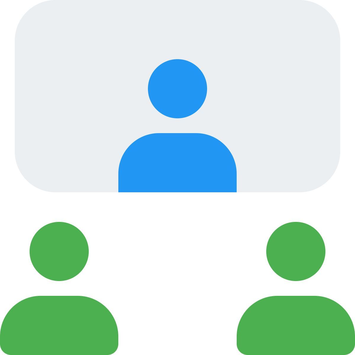 board video meeting icon