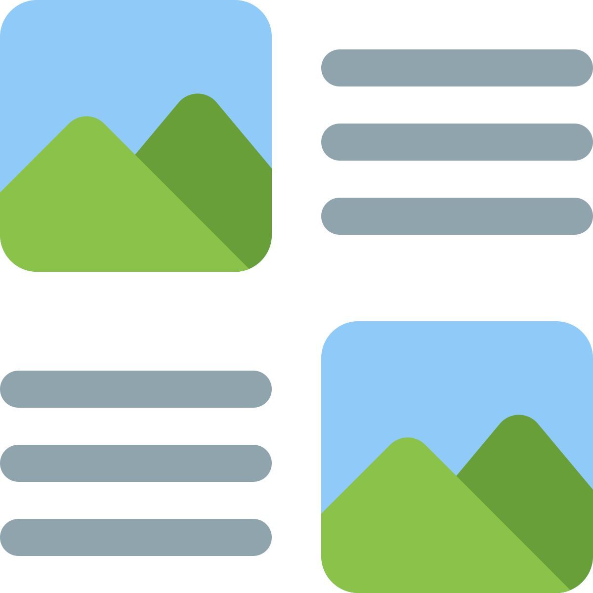 confronto delle immagini icon