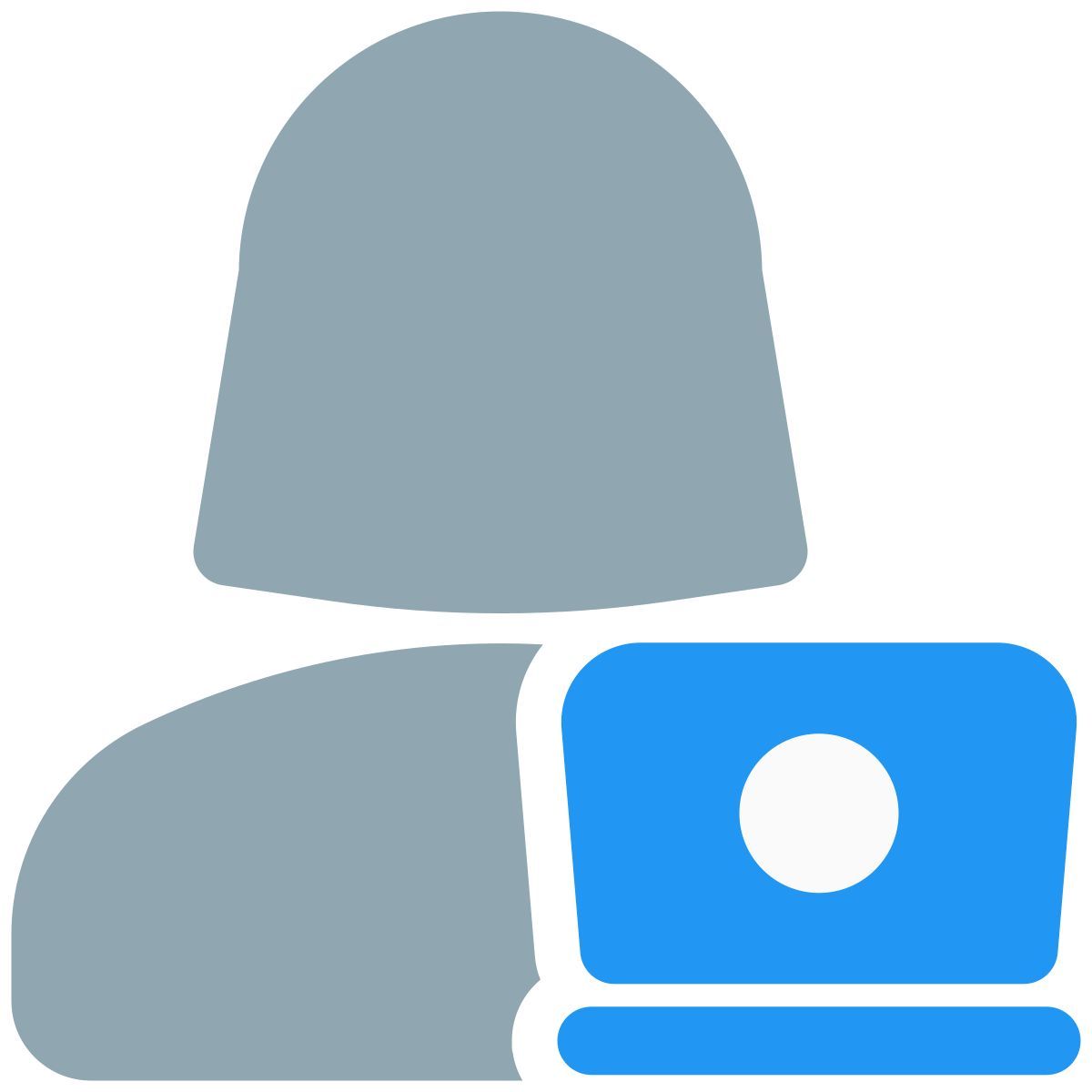 laptop user icon