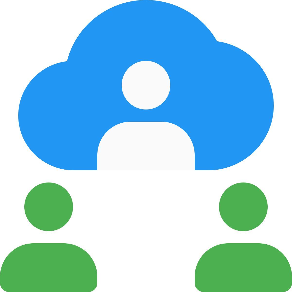 cloud online meeting icon