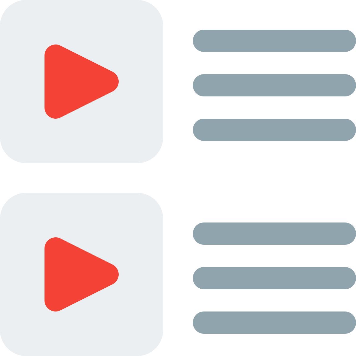 comparaison vidéo icon