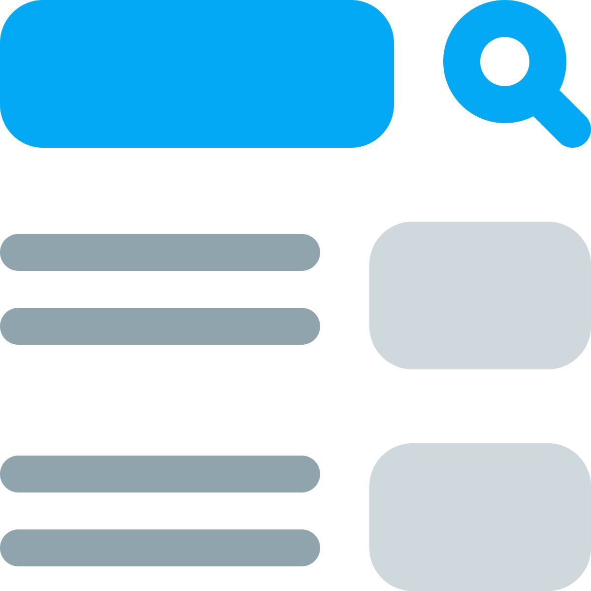 layout de pesquisa icon