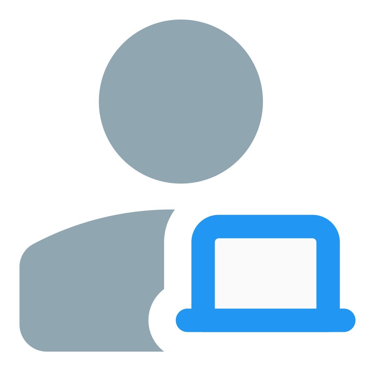 utilisateur d'ordinateur portable icon