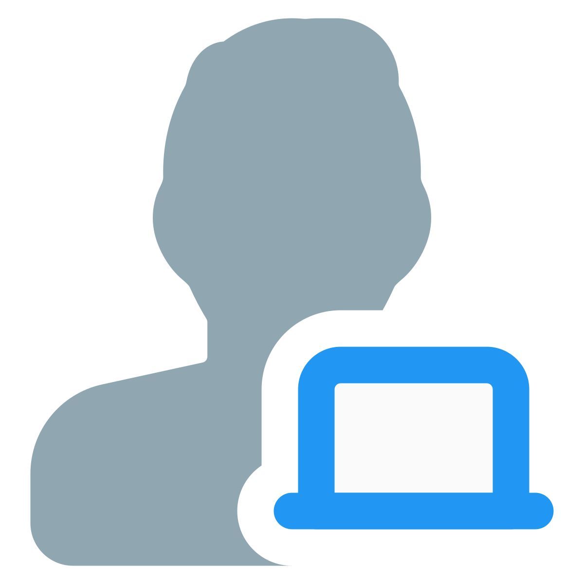 usuario de portátil icon