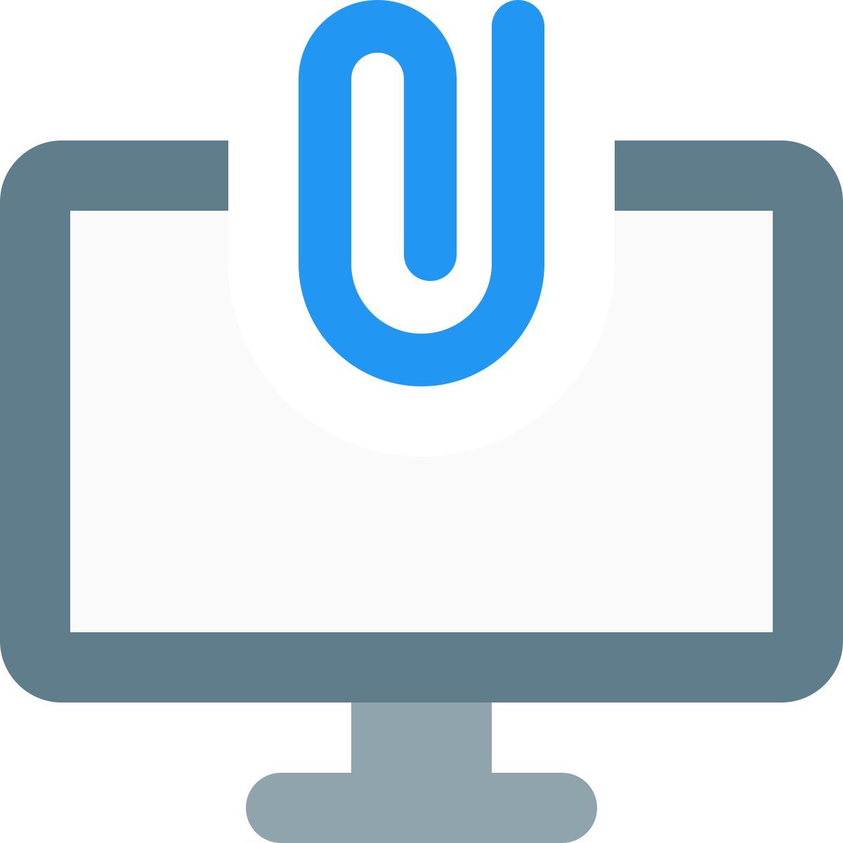 archivo adjunto de escritorio icon