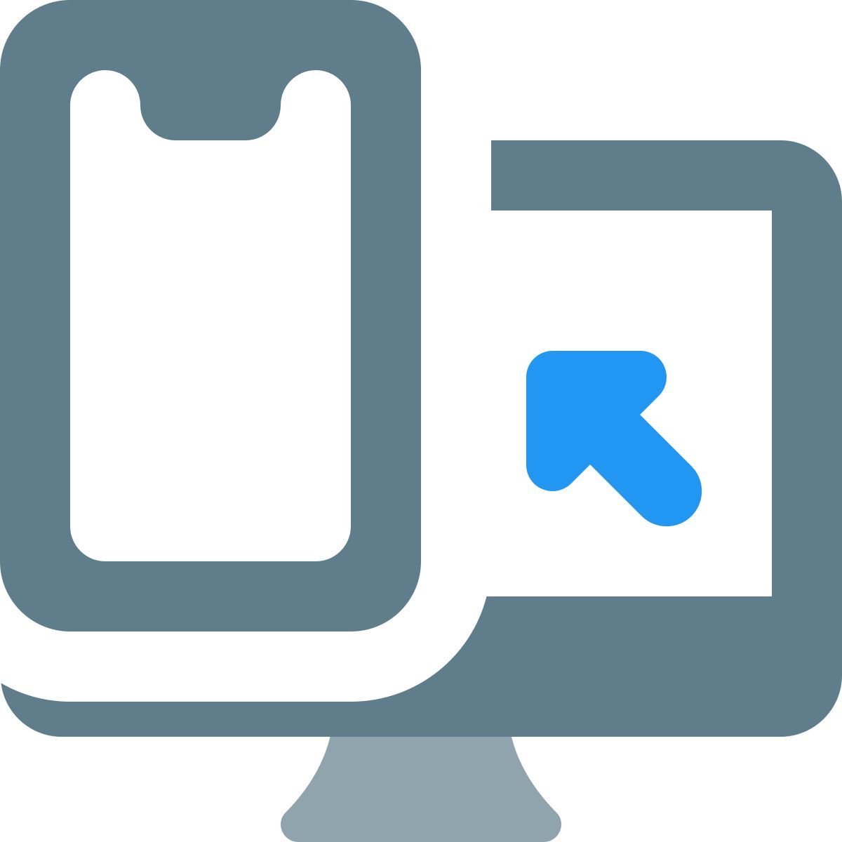 computer to phone icon