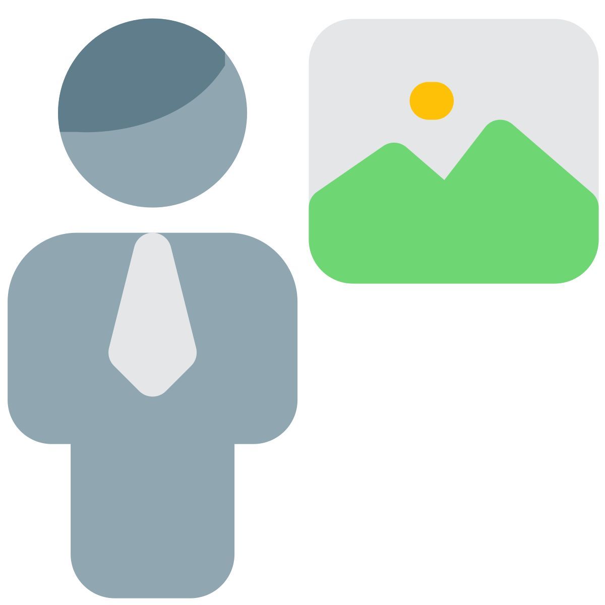 picture shared in company file server layout icon