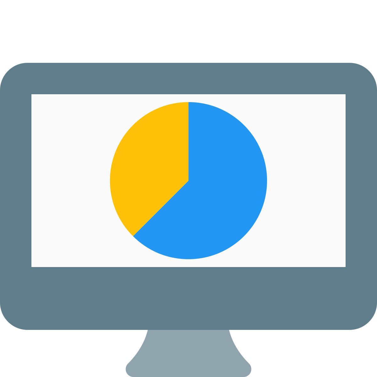 graphique à secteurs informatique icon