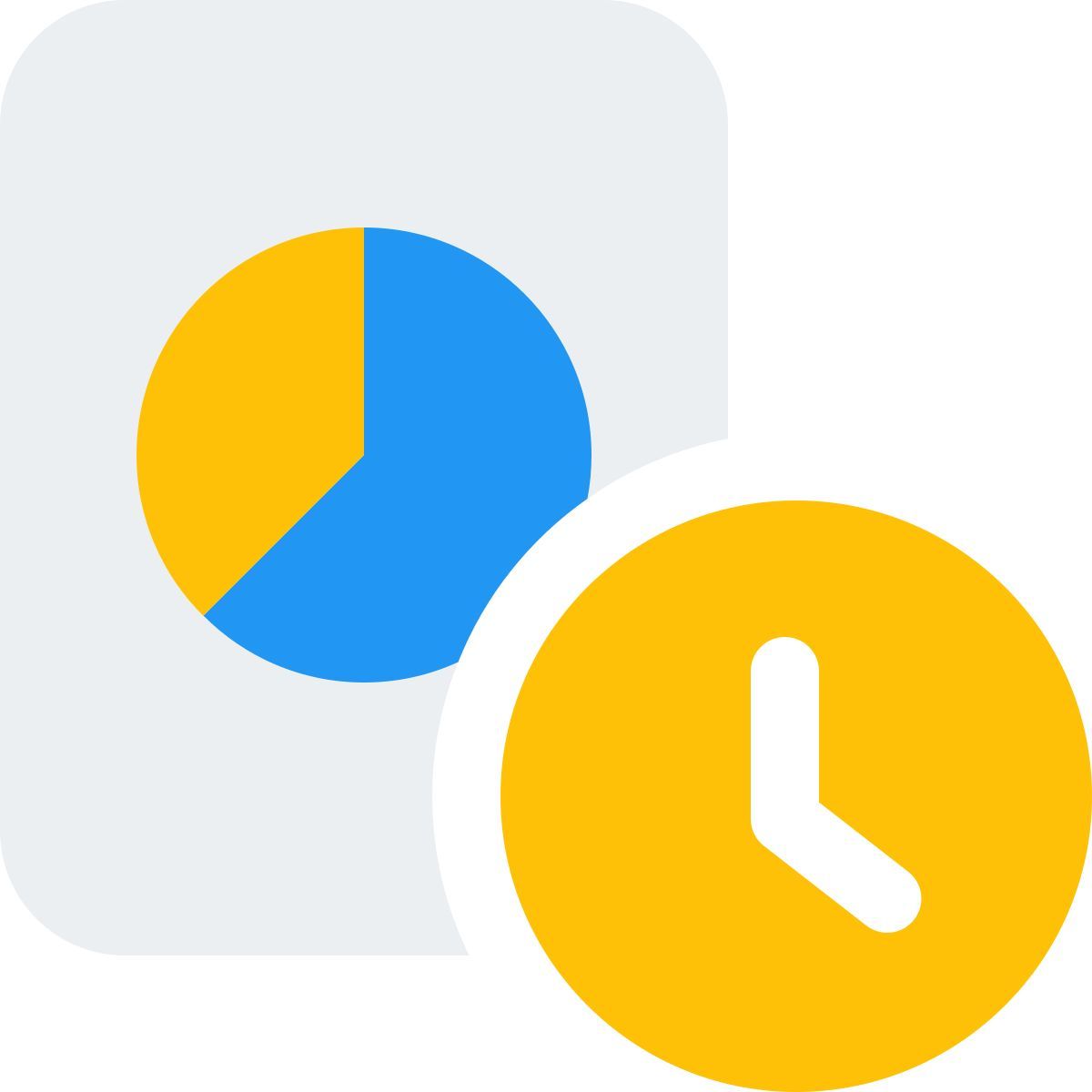 graphique à secteurs de la file d'attente icon