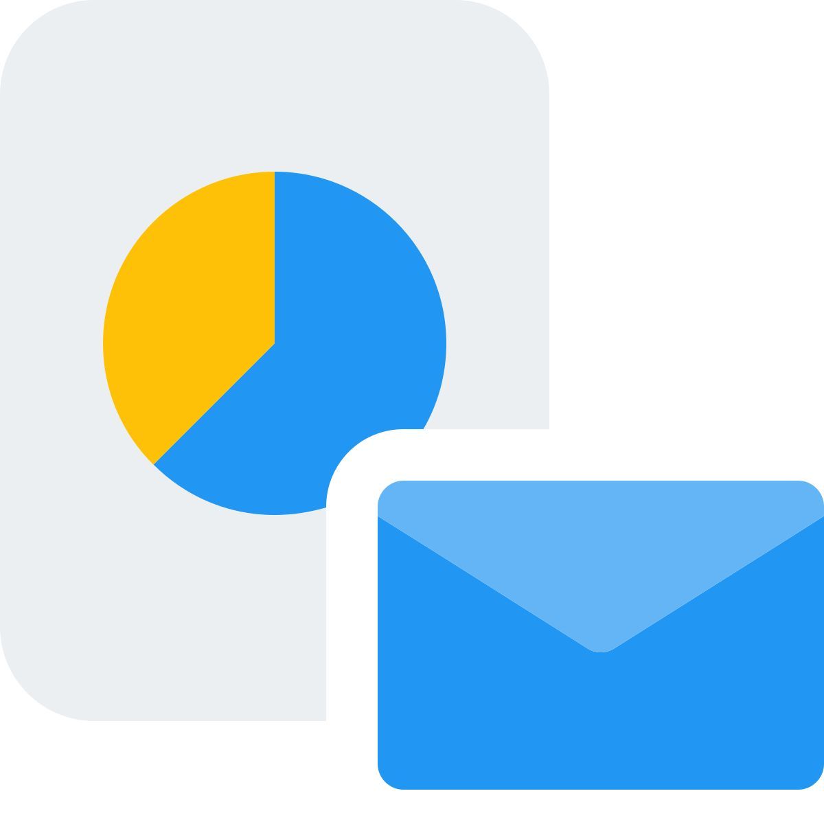 이메일 파이 차트 icon