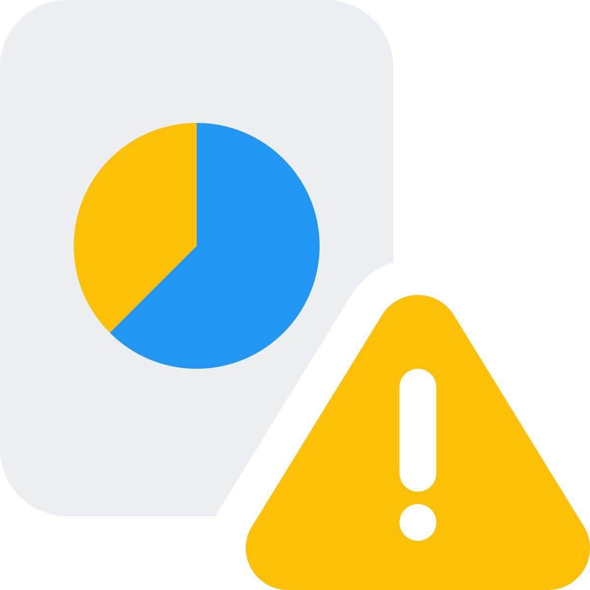 Error en el gráfico circular icon