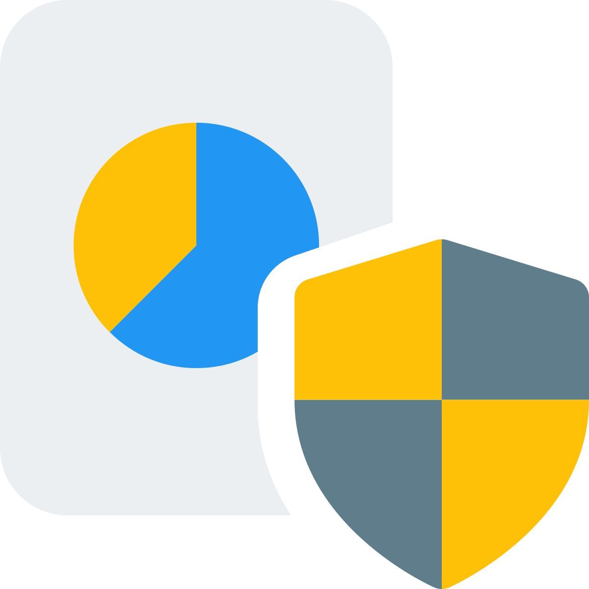 gráfico circular seguro icon