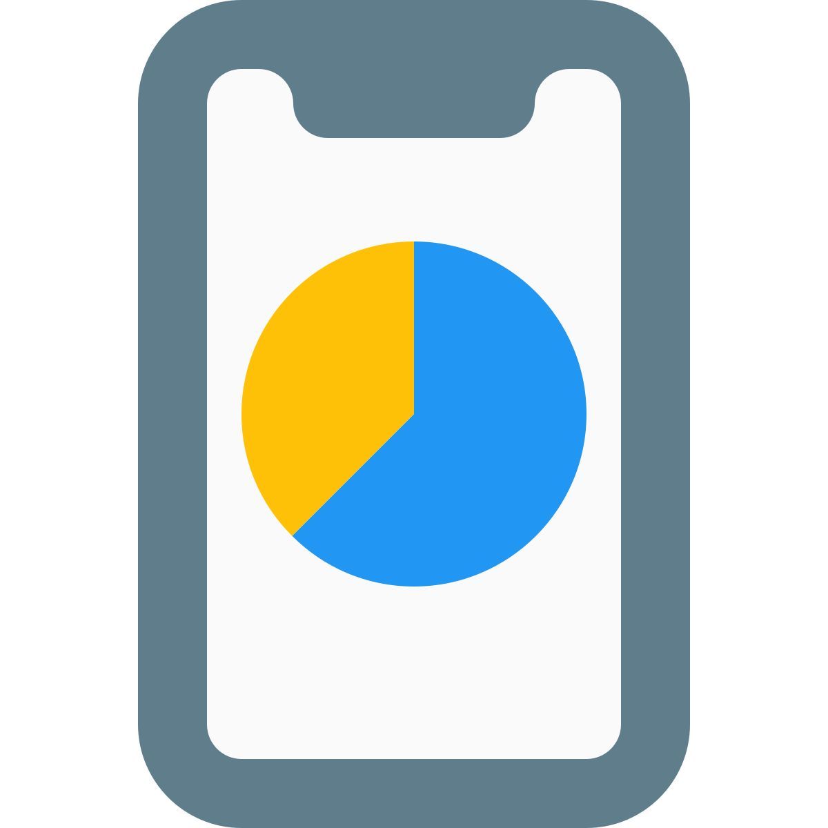 모바일 파이 차트 icon