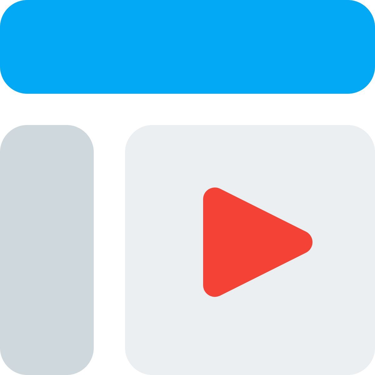 contenu vidéo icon