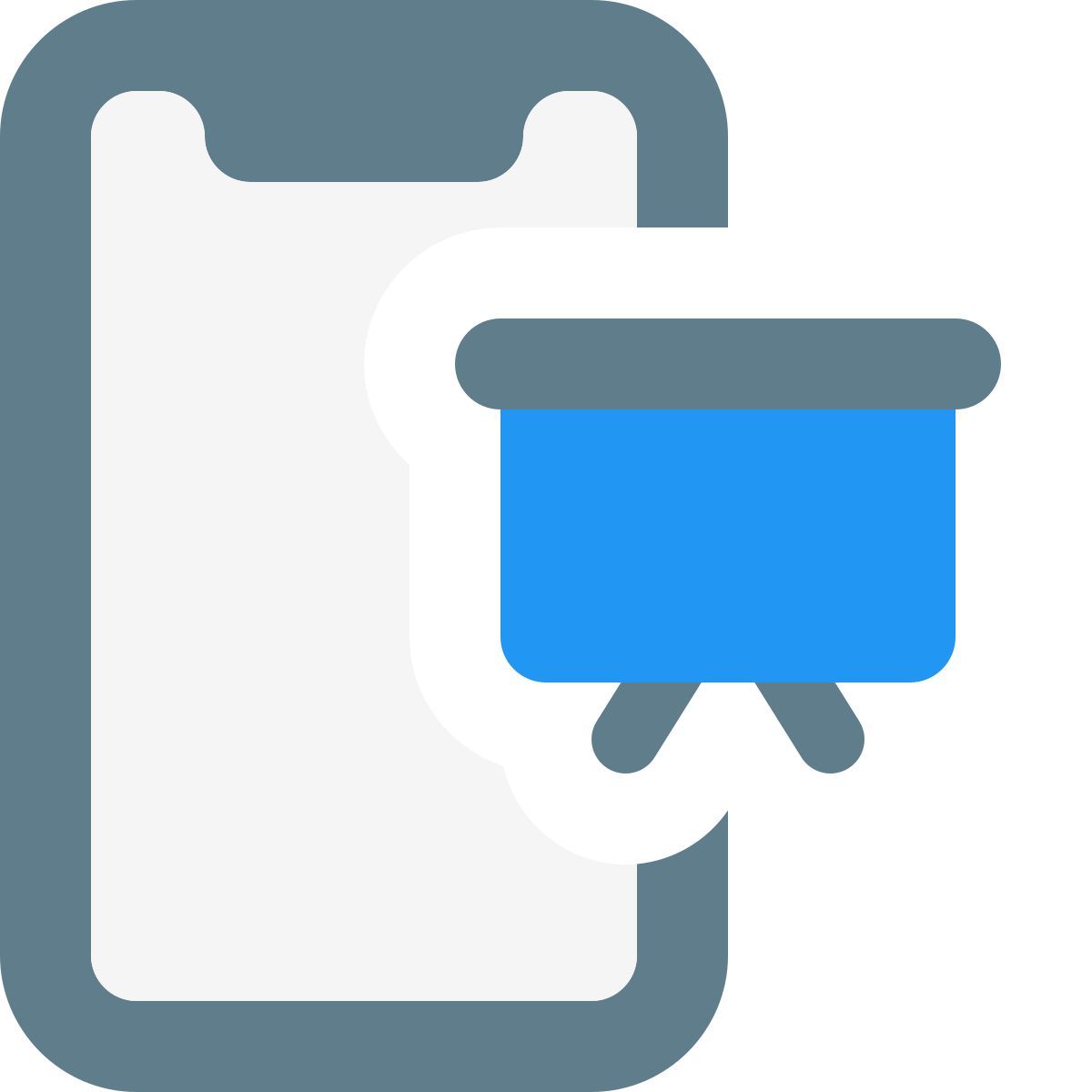 smartphone presentation icon