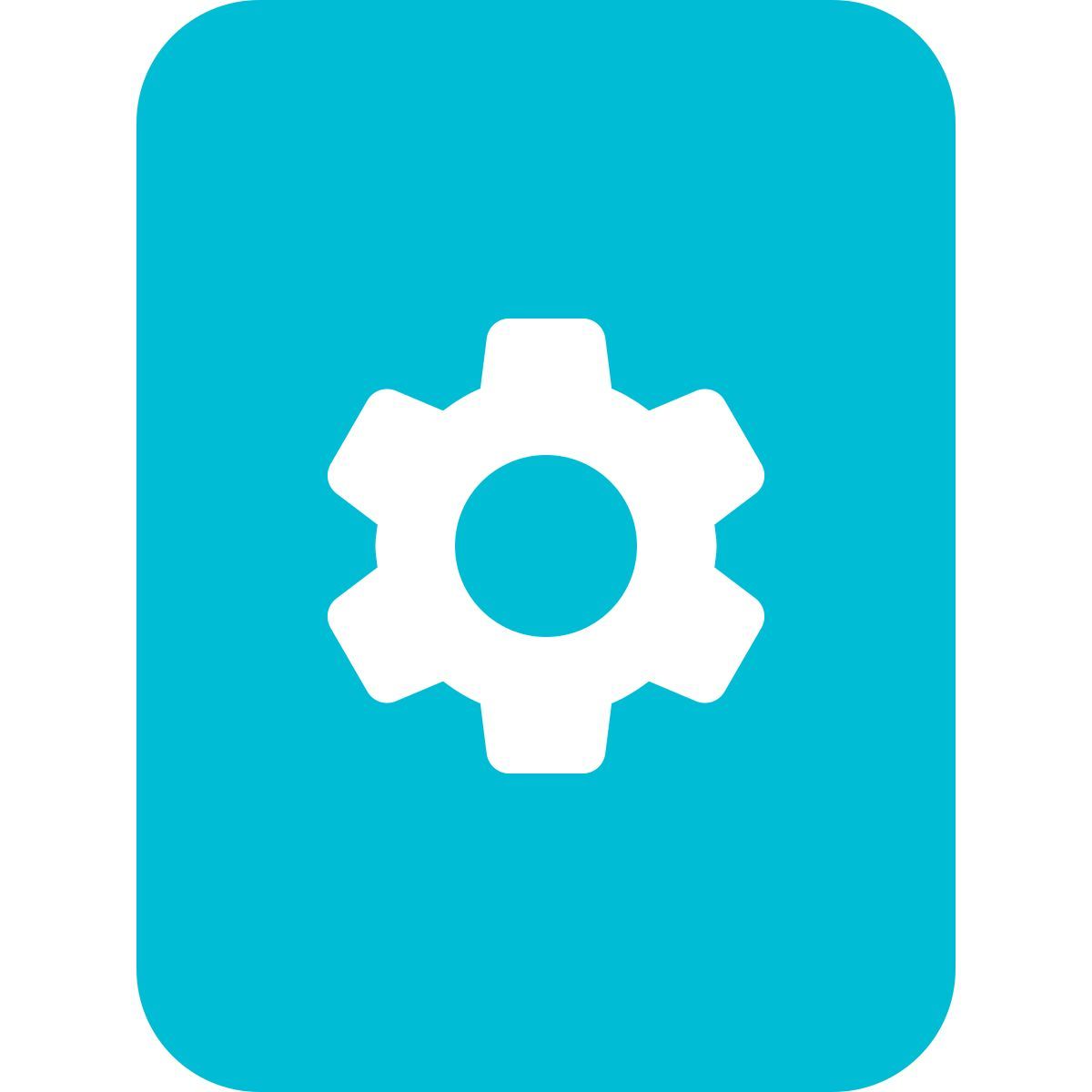 tablet settings icon