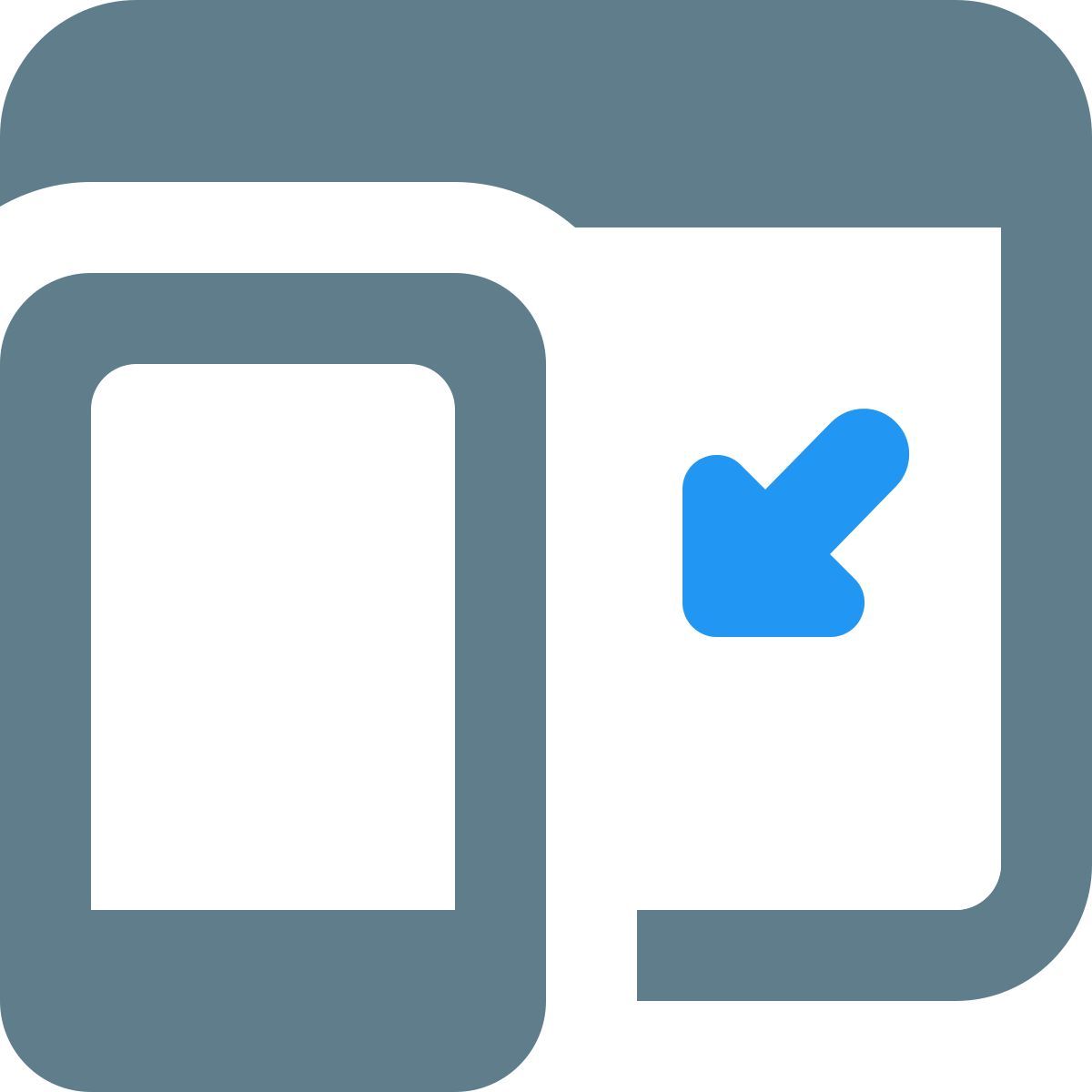 navegador web portátil externo em um telefone móvel web color tal revivo icon