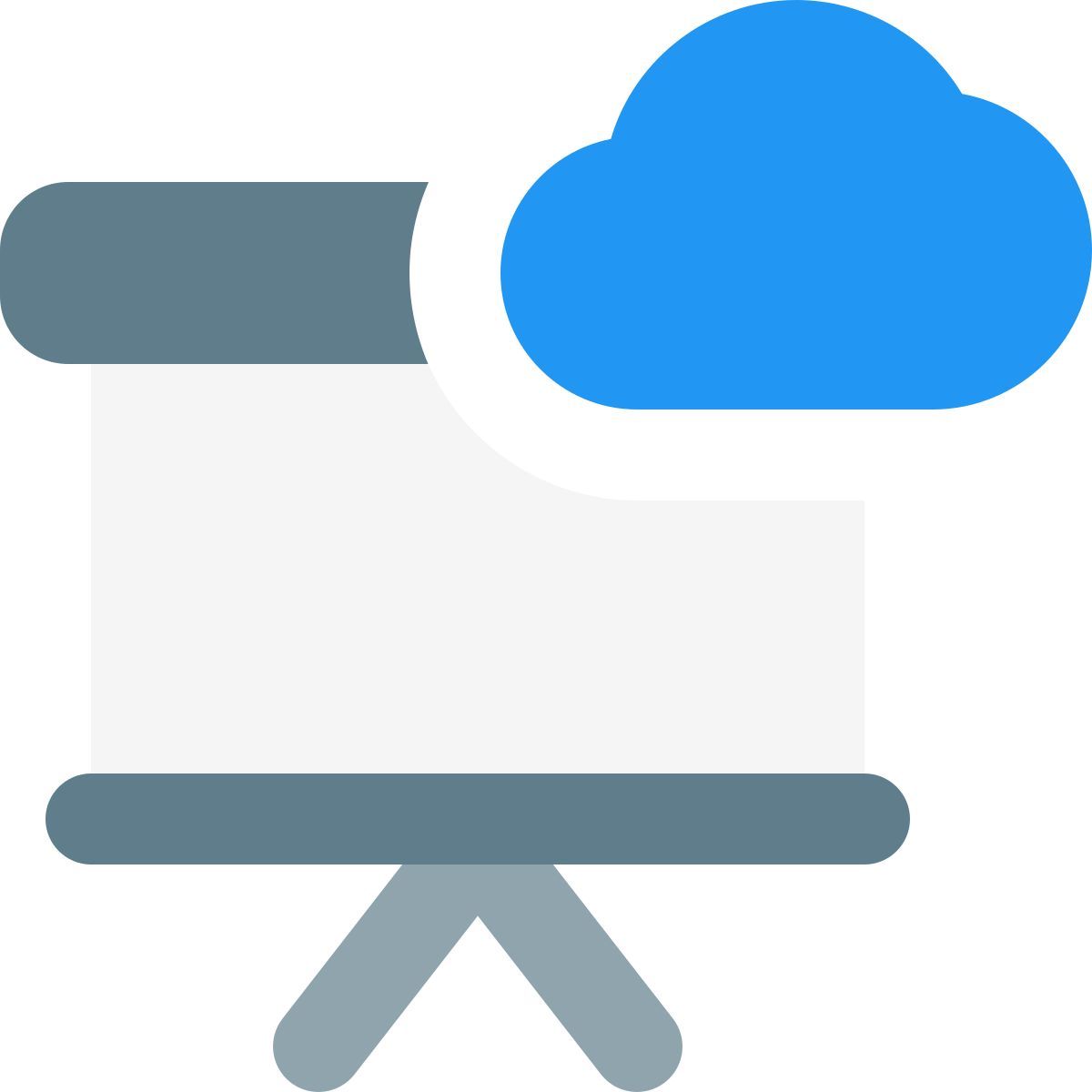 cloud presentation icon