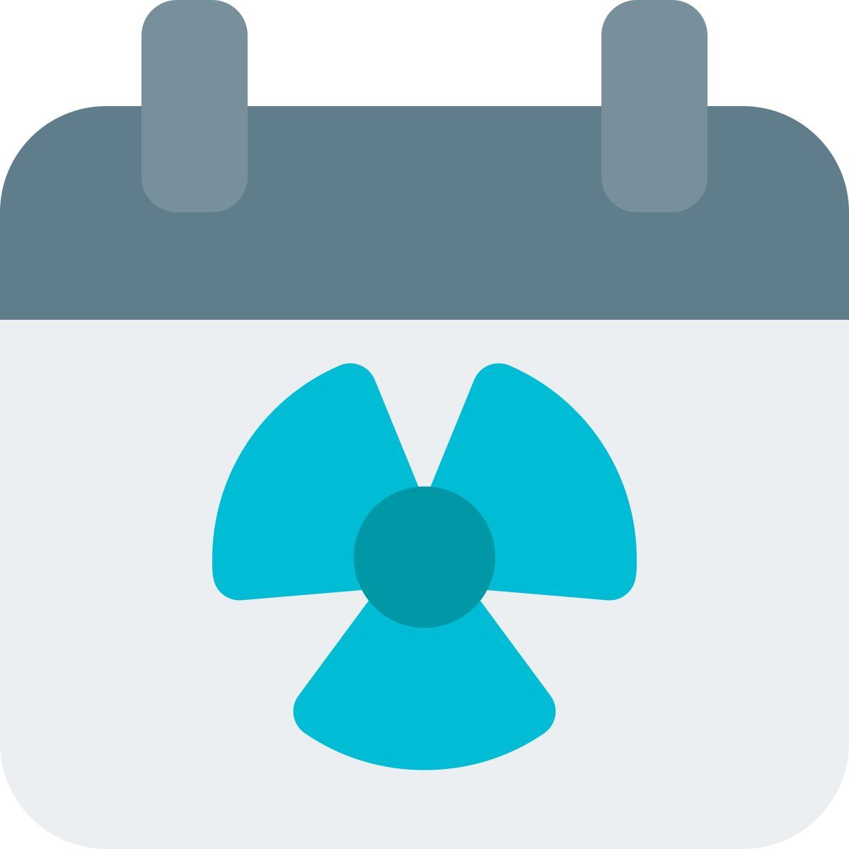 nuclear calendar icon