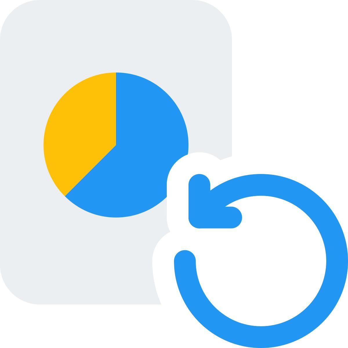 refresh pie chart icon