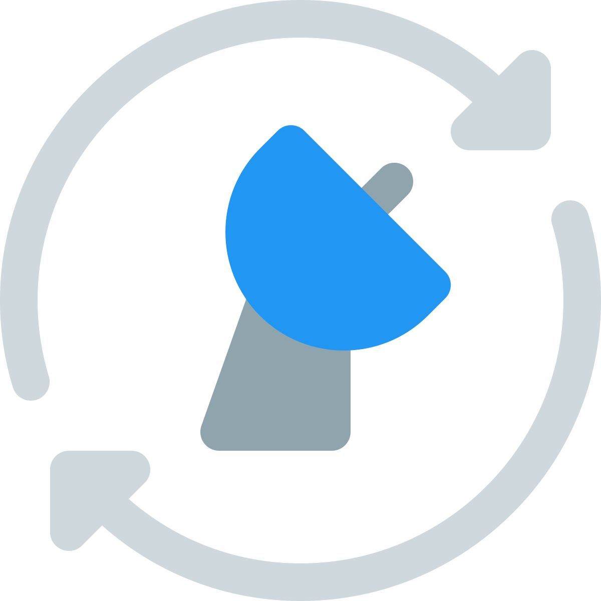 refresh satellite connection icon