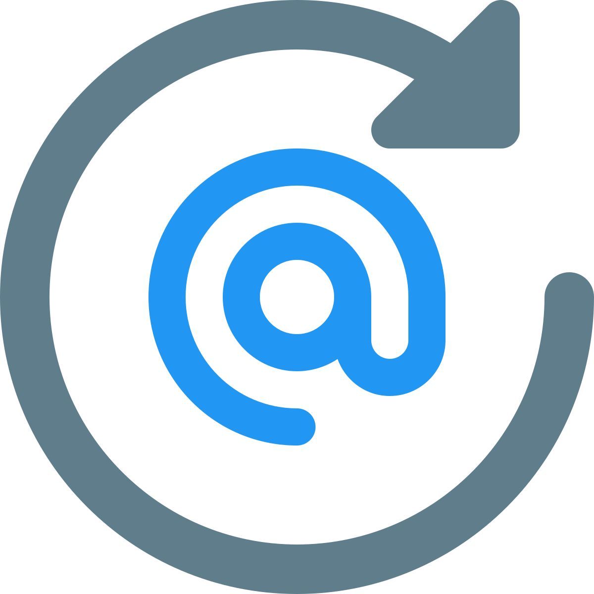 이메일 연락처 다시 로드 icon